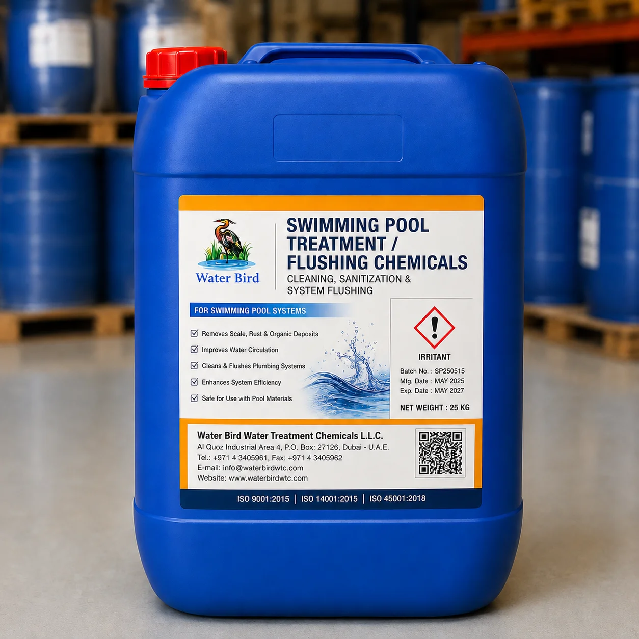 Swimming Pool Treatment Chemicals