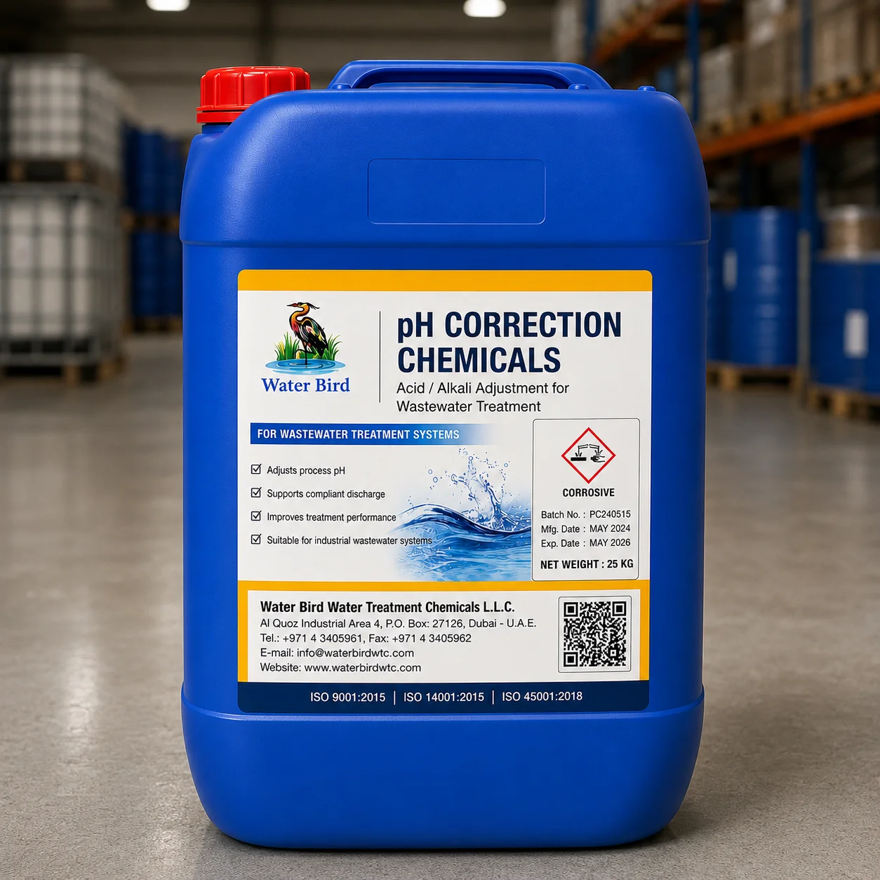 pH Correction Chemicals